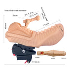 Elementary electric insertive massage head