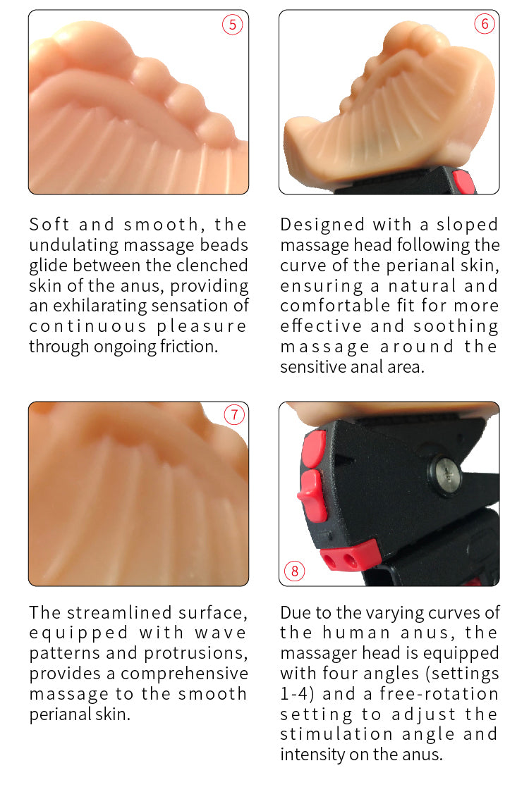 Standard-size massage head