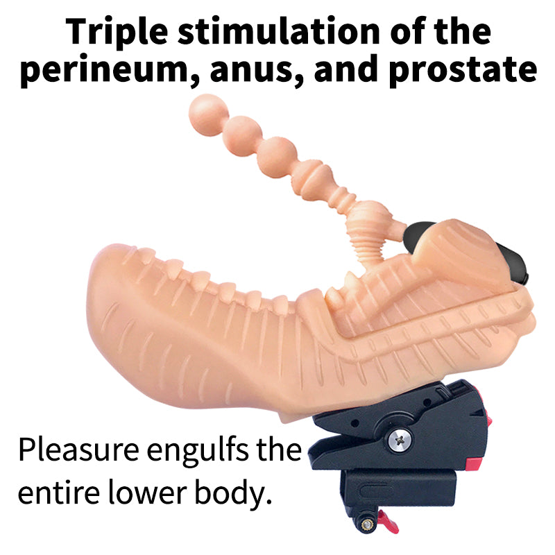 Electric insertive massage head