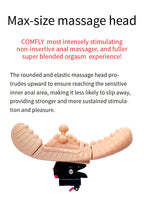 Extra large-size oval bead massage head