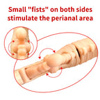 Extra large-size oval bead massage head